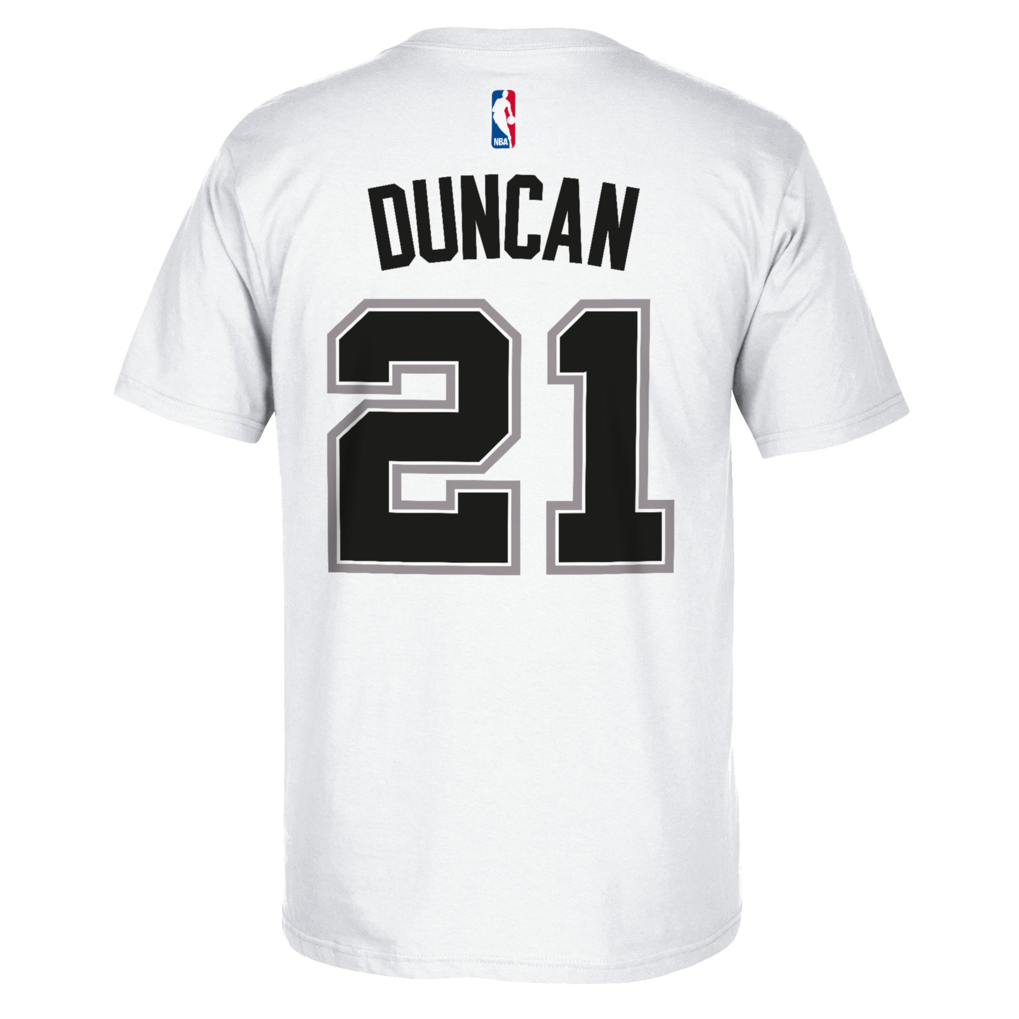 NBA San Antonio Spurs Tim Duncan #21 Men's 7 Series Name & Number